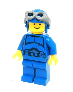LH5590 LEGO HRANÁ MINIFIGURKA PILOT MODRÝ