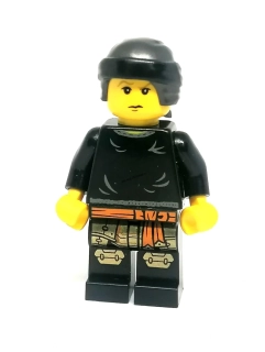 LH5616 LEGO HRANÁ MINIFIGURKA MUŽ ČERNÉ OBLEČENÍ