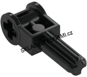 T23 LEGO TECHNIK ČERNÝ Náprava 1,5 s kolmým spojem nápravy (6553)