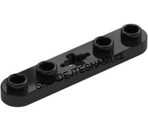 T38 LEGO TECHNIK ČERNÝ Rotor 2 čepel se 4 výstupky (32124 / 50029)