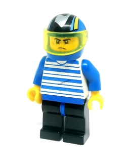 LH5624 LEGO HRANÁ MINIFIGURKA MODRÝ MOTORKÁŘ