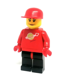 LH5628 LEGO HRANÁ MINIFIGURKA MUŽ ČERVENÁ KOMBINÉZA