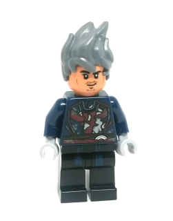 LH5649 LEGO HRANÁ MINIFIGURKA SUPERHRDINA ŠEDÉ VLASY