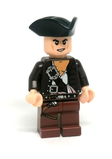 LH5661 LEGO HRANÁ MINIFIGURKA PIRÁT HNĚDÝ