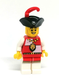 LH5669 LEGO HRANÁ MINIFIGURKA ČERVENOBÍLÁ NÁMOŘNÍK