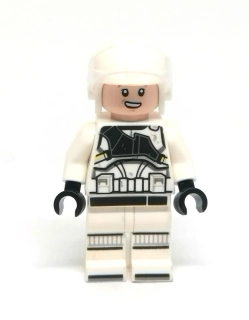 LH5687 LEGO HRANÁ MINIFIGURKA PILOT BÍLÝ