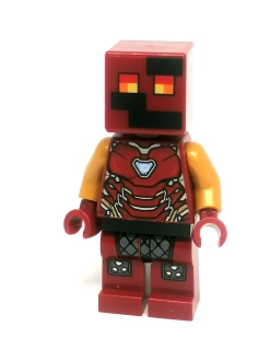 LH5711 LEGO HRANÁ MINIFIGURKA MINECRAFT ČERVENÉ BRNĚNÍ