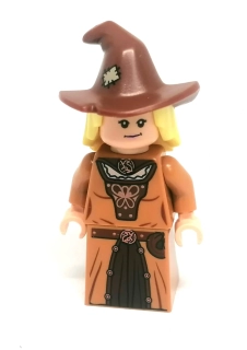 LH5724 LEGO HRANÁ MINIFIGURKA ŽENA HNĚDÉ ŠATY