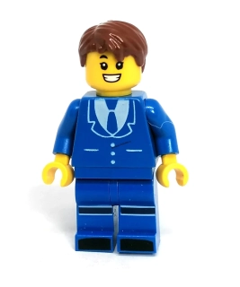 LH5742 LEGO HRANÁ MINIFIGURKA MODRÝ OBLEK