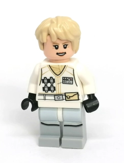 LH5752 LEGO HRANÁ MINIFIGURKA ŽENA BÍLÁ KOMBINÉZA