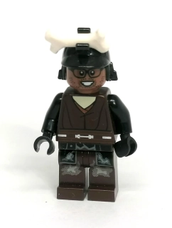 LH5764 LEGO HRANÁ MINIFIGURKA MUŽ HELMA S KOSTÍ