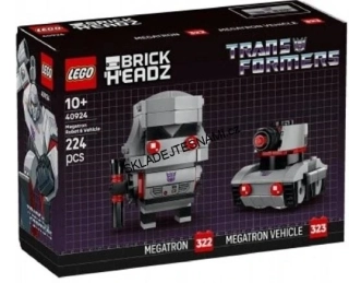 40924 LEGO BRICK HEADZ ROBOT MEGATRON A VOZIDLO