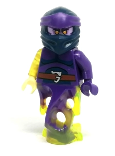 LH5767 LEGO HRANÁ MINIFIGURKA DUCH FIALOVÉHO NINJI