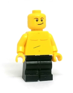 LH5770 LEGO HRANÁ MINIFIGURKA PLEŠATÝ MUŽ S HOLOU HRUDÍ