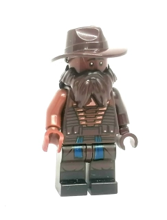 LH5777 LEGO HRANÁ MINIFIGURKA MUŽ V HNĚDÉM KLOBOUKU
