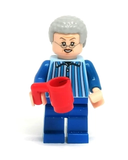LH5802 LEGO HRANÁ MINIFIGURKA BABIČKA S HRNEM KÁVY