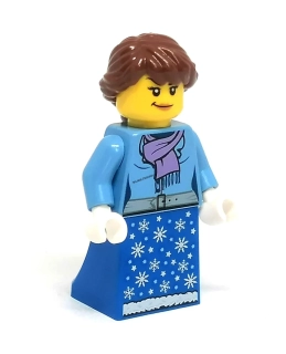 LH5803 LEGO HRANÁ MINIFIGURKA ŽENA V ZIMNÍM OBLEČENÍ