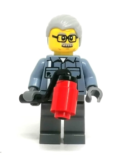 LH5816 LEGO HRANÁ MINIFIGURKA MALÍŘ POKOJŮ S VÁLEČKEM