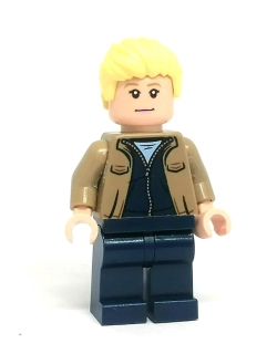 LH5822 LEGO HRANÁ MINIFIGURKA MUŽ V HNĚDÉ BUNDĚ