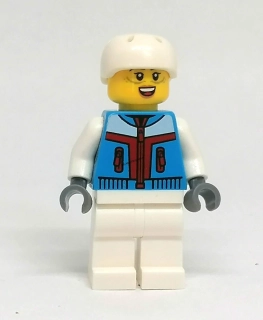 LH5839 LEGO HRANÁ MINIFIGURKA MUŽ LYŽAŘ
