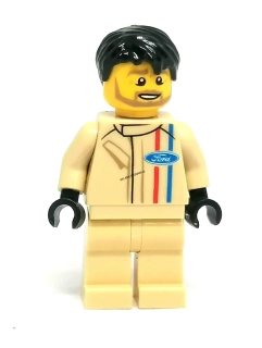 LH5840 LEGO HRANÁ MINIFIGURKA MUŽ MOTORKÁŘ FORD
