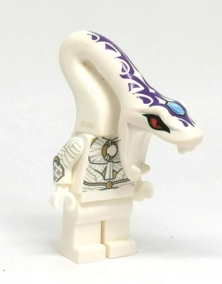 LH5845 LEGO HRANÁ MINIFIGURKA NINJAGO BÍLÝ HAD