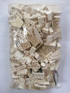 SCL410- HRANÉ LEGO MIX DÍLŮ BÍLÁ - VÁHA 700 GRAMŮ