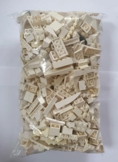 SCL416- HRANÉ LEGO MIX DÍLŮ BÍLÁ - VÁHA 800 GRAMŮ