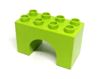 H618 DUPLO HRANÝ ZELENÝ STOLEČEK OBLOUK