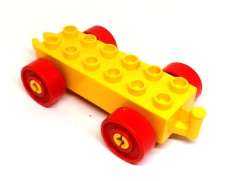 H620 DUPLO HRANÝ PODVOZEK ŽLUTÝ ČERVENÁ KOLA