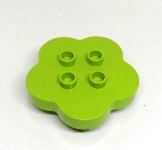 H645 DUPLO HRANÝ STOLEČEK VE TVARU ZELENÉHO KVĚTU