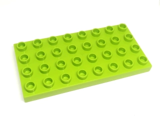 H684 DUPLO PODLOŽKA 4X8NOPKŮ LIMETKOVÁ