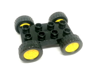 H731 DUPLO HRANÝ MALÝ ČERNÝ PODVOZEK