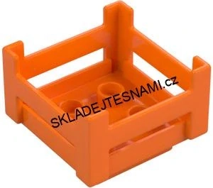 H736 DUPLO HRANÝ DÍL BEDÝNKA ORANŽOVO HNĚDÁ