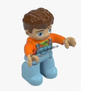 N1218 DUPLO NOVÁ FIGURKA FARMÁŘ TATÍNEK V MONTÉRKÁCH