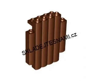 LH3135 LEGO HRANÝ PANEL ČERVENOHNĚDÝ KLÁDY (30140)