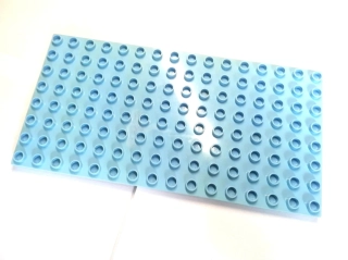 H746 DUPLO HRANÁ VELKÁ SVĚTLE MODRÁ PODLOŽKA 8X16 NOPKŮ