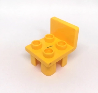 H761 DUPLO HRANÁ ŽLUTÁ ŽIDLE HRANATÁ