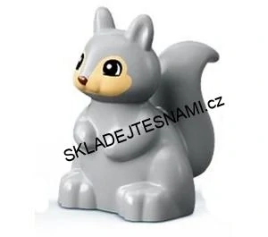 H784 DUPLO HRANÁ VEVERKA ŠEDÁ
