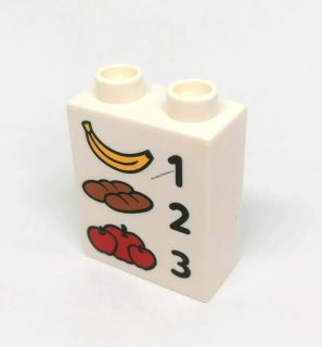 H809 DUPLO HRANÁ KOSTKA S POTISKEM JÍDLO