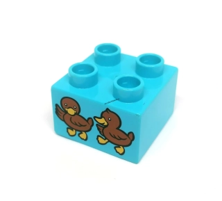 H811 DUPLO HRANÁ KOSTKA S POTISKEM KACHNIČKY