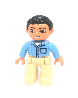 N1241 DUPLO NOVÝ DÍL FIGURKA MUŽ V KOŠILI