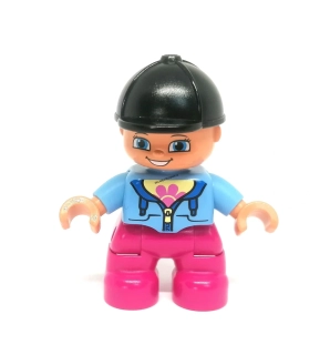 N1244 DUPLO NOVÝ DÍL FIGURKA DÍTĚ HOLČIČKA ŽOKEJKA