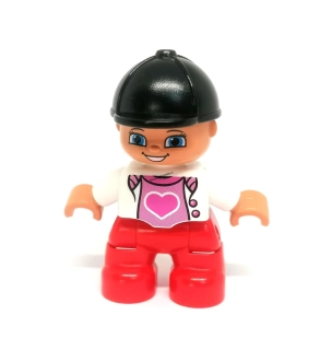 N1246 DUPLO NOVÝ DÍL FIGURKA DÍTĚ HOLČIČKA ŽOKEJKA