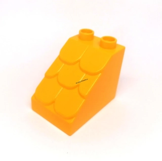 H839 DUPLO HRANÁ ŽLUTÁ KOSTKA ZKOSENÁ