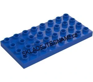 H847 DUPLO HRANÁ MODRÁ PODLOŽKA 4X8 NOPKŮ