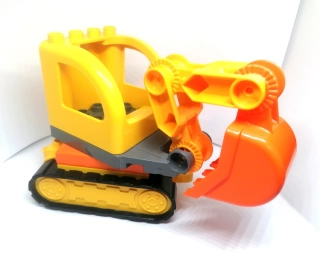 H851 DUPLO HRANÉ AUTÍČKO BAGR PÁSÁK OTÁČECÍ KORBA