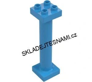 H852 DUPLO HRANÝ TYRKYSOVÝ SLOUP