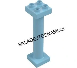 H853 DUPLO HRANÝ SVĚTLE MODRÝ SLOUP