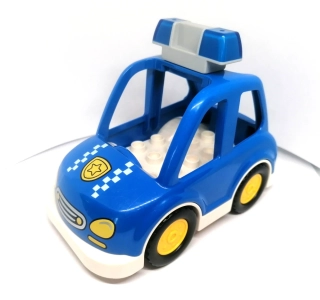H860 DUPLO HRANÉ OSOBNÍ AUTO PRO DVĚ FIGURKY POLICEJNI S MAJAKEM
